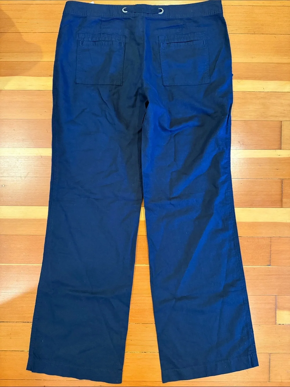 Banana Republic Martin fit linen/cotton wide leg pants
